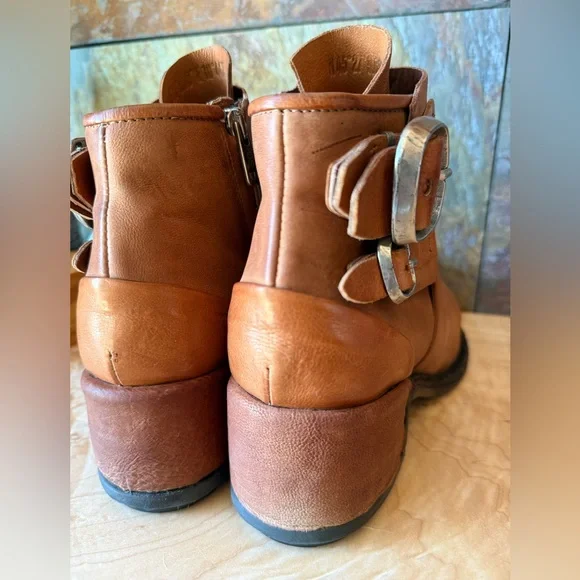 A.S. 98 Olin boots. 39 (8.5-9) Calvados (British tan) Unique Euro line. - Picture 4 of 14